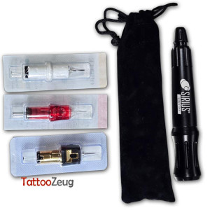 Stick and Poke Aluminium Griff für Cartridge Nadeln