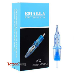 RLL 20 Stück, Round Liner Long Taper - EMALLA ELIOT Cartridge Nadeln