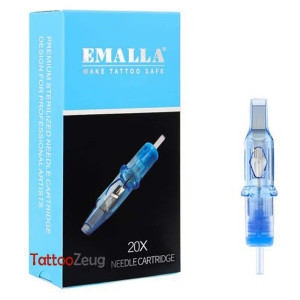 Textured CML 20 Stück, Curved Magnum Long Taper - EMALLA ELIOT Cartridge Nadeln