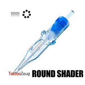 RSXL 20 Stück, Round Shader Extra Long Taper - EMALLA ELIOT Cartridge Nadeln