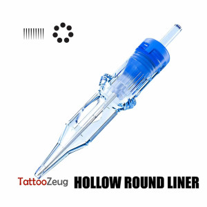HRL 20 Stück, Hollow Round Liner Long Taper - EMALLA ELIOT Cartridge Nadeln