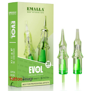 RLL EMALLA EVOL Tattoo Cartridge Nadeln 20 Stück