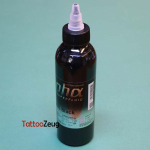 alpha SUPERFLUID 50% Black, 150 ml Tätowierfarbe