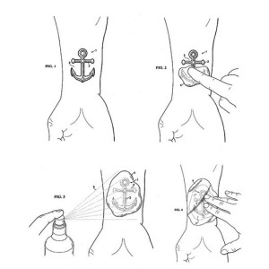 SkinLock Set, Hydrogelverband für frische Tattoos